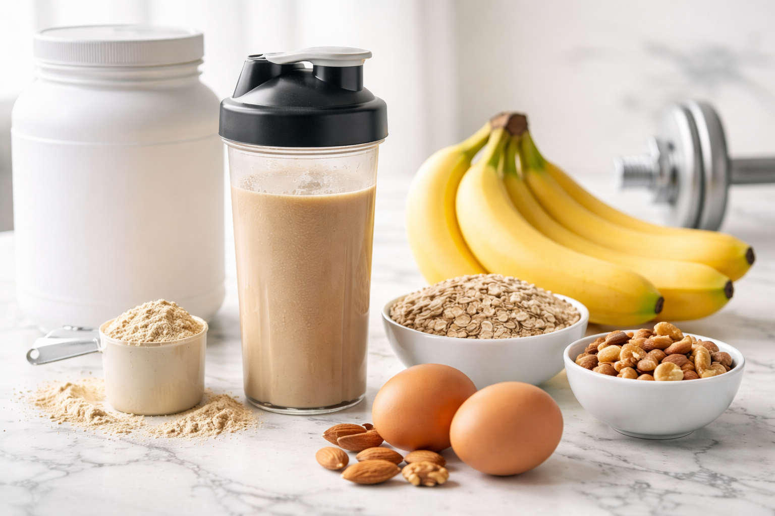 Sportlernahrung und Supplements